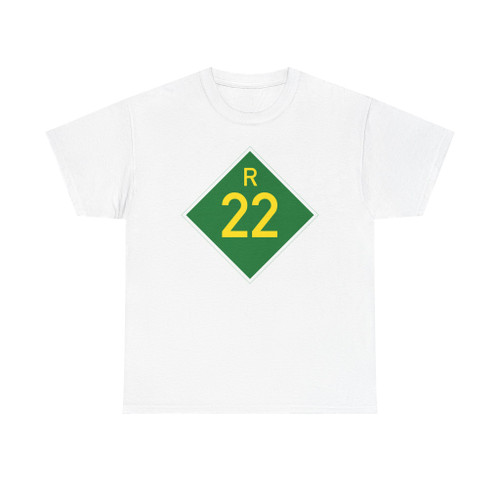 SA road R22 (South Africa) (Road Sign) T-Shirt