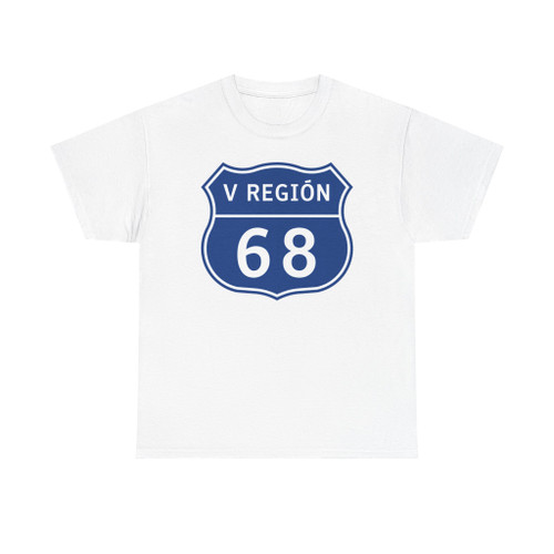Ruta 68 Chile-b (Chile) (Road Sign) T-Shirt
