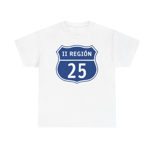 Ruta 25 Chile-b (Chile) (Road Sign) T-Shirt