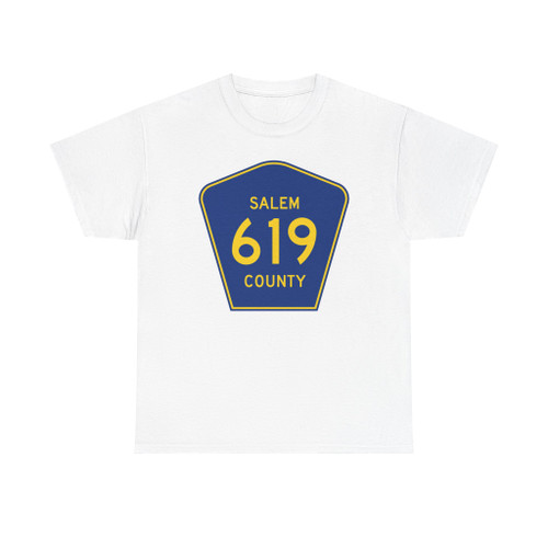 Salem County Route 619 NJ (New Jersey) (Road Sign) T-Shirt