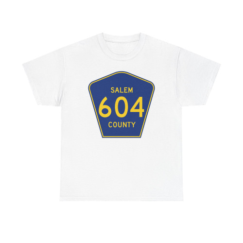 Salem County Route 604 NJ (New Jersey) (Road Sign) T-Shirt