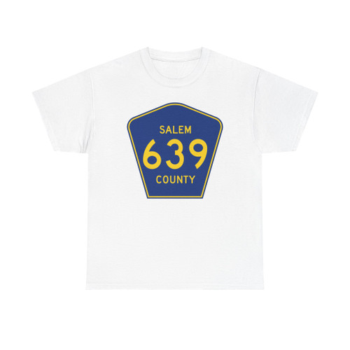 Salem County Route 639 NJ (New Jersey) (Road Sign) T-Shirt