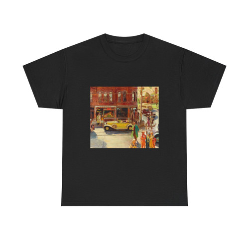 Bustling Street Corner - T-Shirt