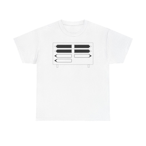 Schema segnaletico italiano 1971 - gruppo segnaletico italiano bidirezionale figura 12 b (Italy) (Road Sign) T-Shirt