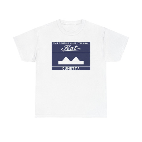 Segnale stradale italiano 1919 - TCI-FIAT - cunetta (Italy) (Road Sign) T-Shirt