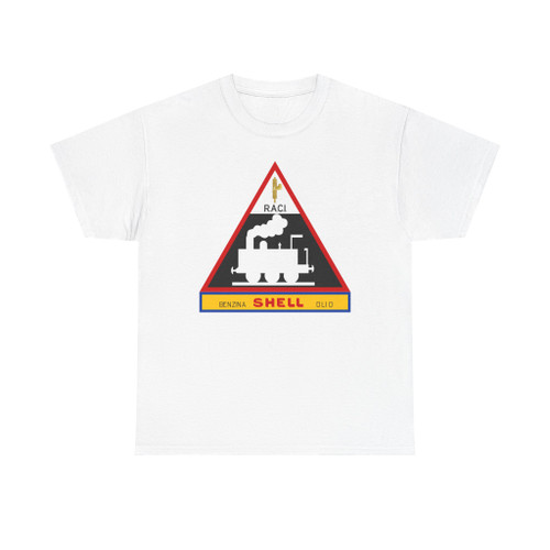 Segnale stradale italiano - RACI - pericolo passaggio a livello incustodito (Italy) (Road Sign) T-Shirt
