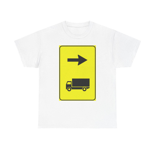 Segnale stradale italiano - deviazione autocarri consigliata figura II 409a (Italy) (Road Sign) T-Shirt