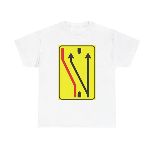Segnale stradale italiano - corsie chiuse figura II 411c (Italy) (Road Sign) T-Shirt