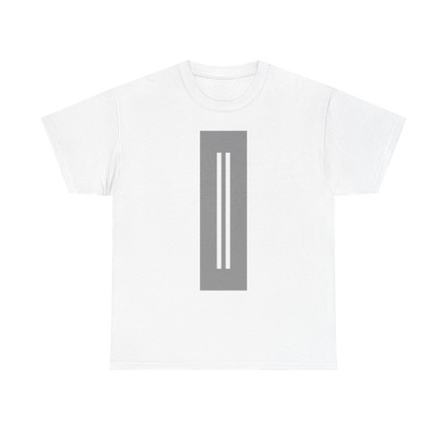 Segnale stradale italiano 1956 - strisce bianche longitudinali continue accoppiate figura 2 (Italy) (Road Sign) T-Shirt