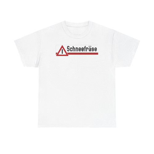 Schneefräse - Leiteinrichtungen für den Straßenverkehr TGL 10629 Anlage A 2 StVO DDR 1969 (Germany) (Road Sign) T-Shirt