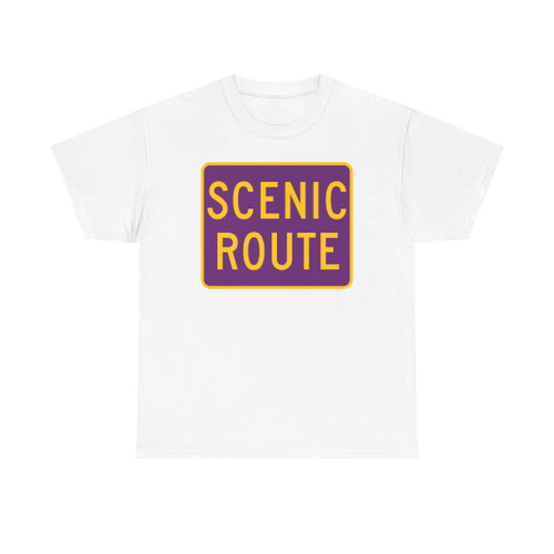 Scenic Route plate HCTRA (United States) (Road Sign) T-Shirt