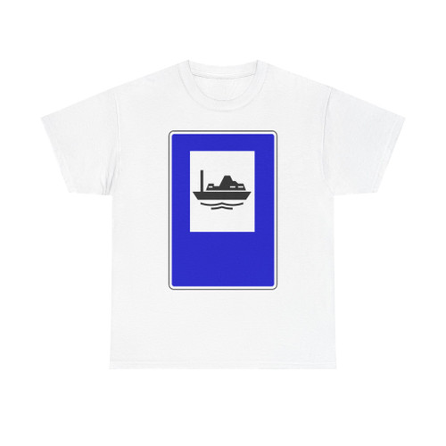 Serbia road sign III-52 (Serbia) (Road Sign) T-Shirt