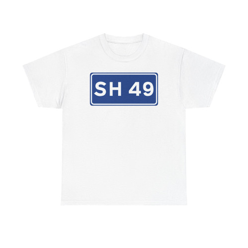 SH49-AL (Albania) (Road Sign) T-Shirt