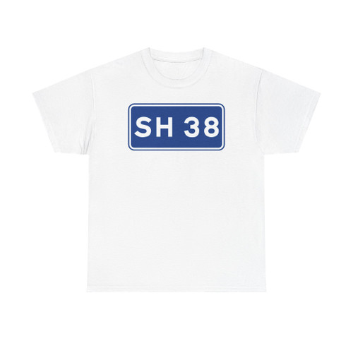SH38-AL (Albania) (Road Sign) T-Shirt