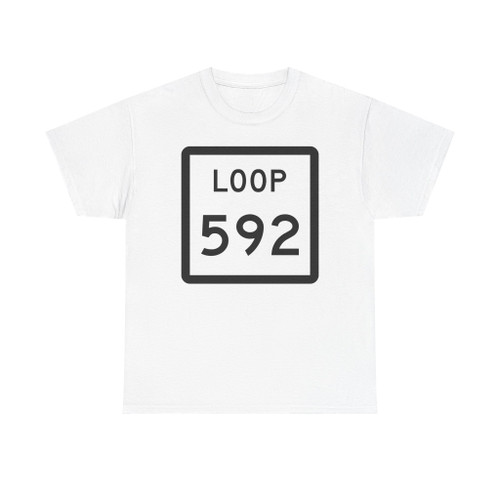 Texas Loop 592 (Texas) (Road Sign) T-Shirt