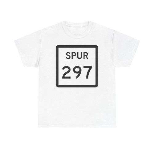 Texas Spur 297 (Texas) (Road Sign) T-Shirt