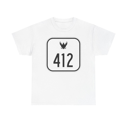 Thai Highway-412 (Thailand) (Road Sign) T-Shirt