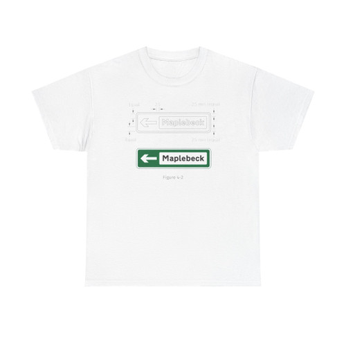 Traffic-signs-manual-chapter-7-2004-figure-4-02 (United Kingdom) (Road Sign) T-Shirt