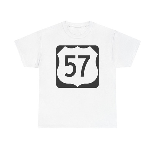 US 57 square (United States) (Road Sign) T-Shirt