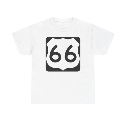 US 66 (United States) (Road Sign) T-Shirt