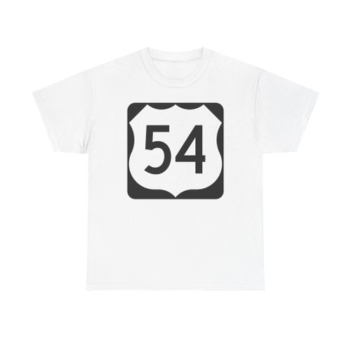 US 54 square (United States) (Road Sign) T-Shirt