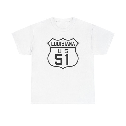 US 51 Louisiana 1926 (Louisiana) (Road Sign) T-Shirt