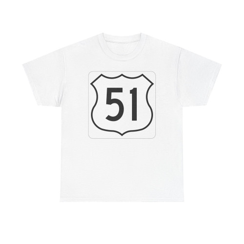 US 51 1948 (United States) (Road Sign) T-Shirt