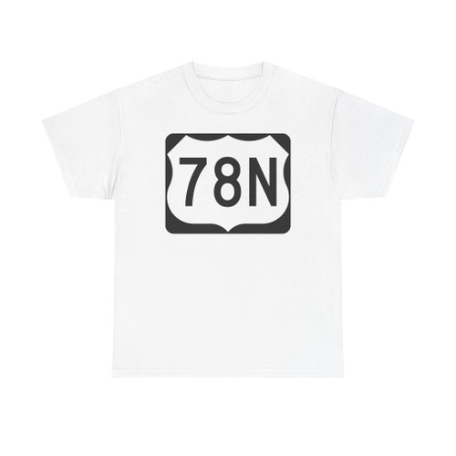 US 78N (United States) (Road Sign) T-Shirt