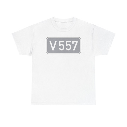 V557-LV (Latvia) (Road Sign) T-Shirt