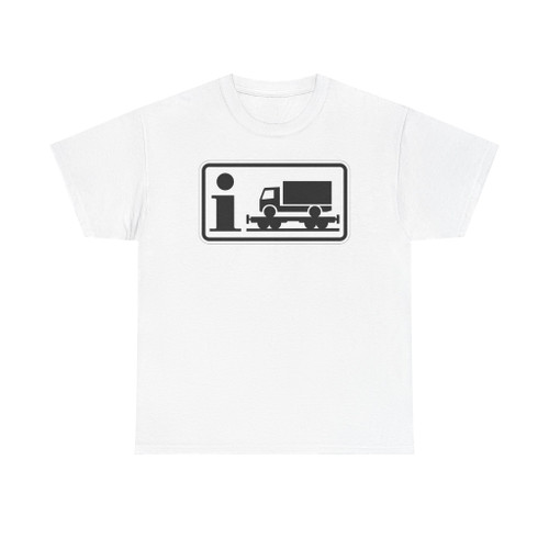 Zusatzzeichen 1010-14 - Information Rollende Landstraße 420x231 StVO 1992 (Germany) (Road Sign) T-Shirt