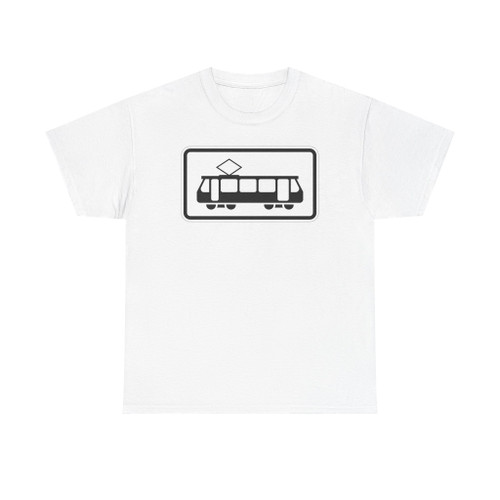 Zusatzzeichen 1010-56 - Straßenbahn StVO 2017 (Germany) (Road Sign) T-Shirt