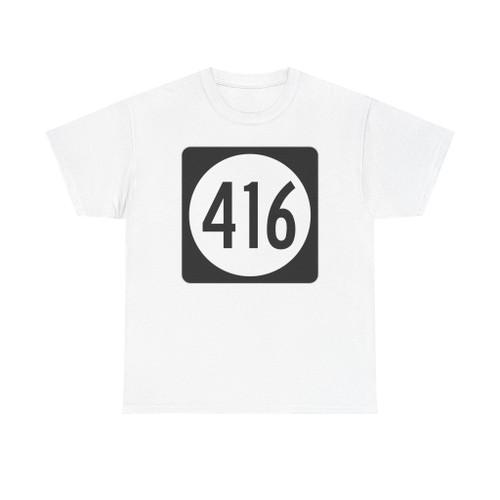 Iowa 416 (Iowa) (Road Sign) T-Shirt