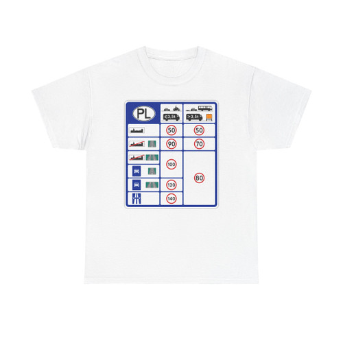 Znak D-39 wersja 2021 (Poland) (Road Sign) T-Shirt