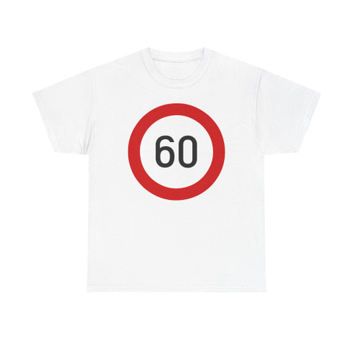 Zimbabwe speed limit - 60 kmh (Zimbabwe) (Road Sign) T-Shirt