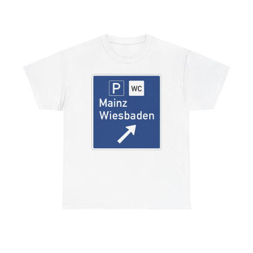 Zeichen Parkplatz mit WC (Germany) (Road Sign) T-Shirt