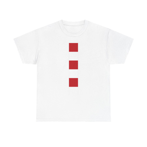 Zeichen 600-60 - Sperrpfosten Schraffur waagerecht StVO 2017 (Germany) (Road Sign) T-Shirt