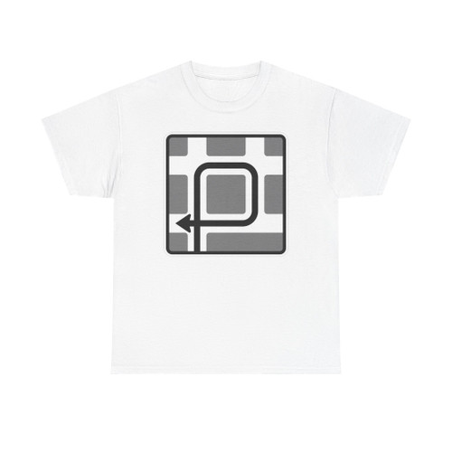 Zeichen 590-11 - Blockumfahrung rechts rechts rechts 600x600 StVO 2009 (Germany) (Road Sign) T-Shirt