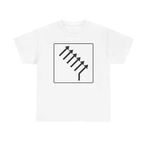 Zeichen 551-28 Zusammenführungstafel - an einmündender Strecke (Germany) (Road Sign) T-Shirt
