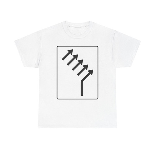 Zeichen 551-25 Zusammenführungstafel - an einmündender Strecke (Germany) (Road Sign) T-Shirt