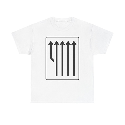 Zeichen 541-13 Aufleitungstafel - ohne Gegenverkehr (Germany) (Road Sign) T-Shirt