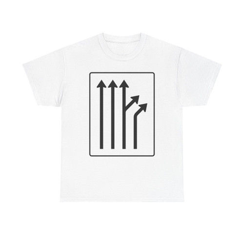 Zeichen 533-61 Trennungstafel - ohne Gegenverkehr (Germany) (Road Sign) T-Shirt