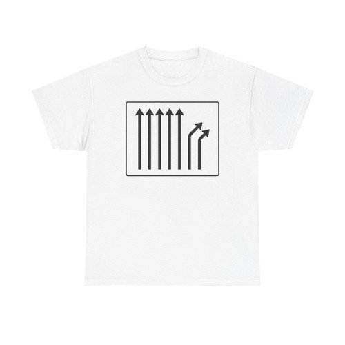 Zeichen 533-28 Trennungstafel - ohne Gegenverkehr (Germany) (Road Sign) T-Shirt
