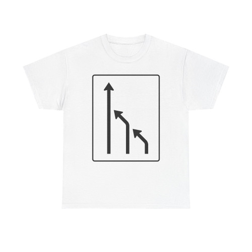Zeichen 531-14 Einengungstafel - ohne Gegenverkehr (Germany) (Road Sign) T-Shirt
