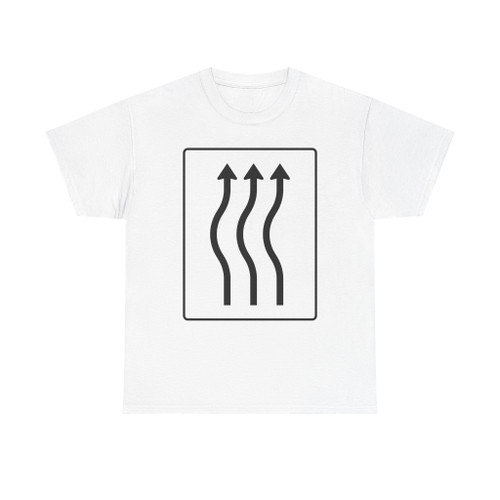 Zeichen 513-12 Verschwenkungstafel kurze Verschwenkung - ohne Gegenverkehr (Germany) (Road Sign) T-Shirt