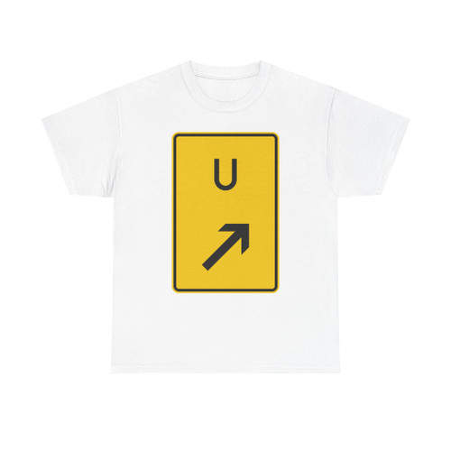 Zeichen 455.1-22 - Ankündigung oder Fortsetzung der Umleitung rechts einordnen StVO 2013 (Germany) (Road Sign) T-Shirt