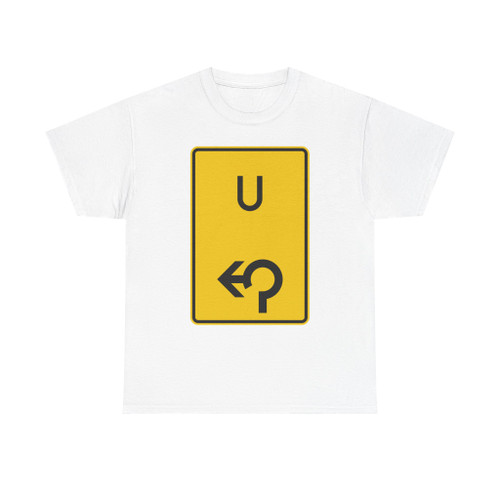 Zeichen 455.1-13 - Ankündigung oder Fortsetzung der Umleitung im Kreisverkehr links StVO 2021 (Germany) (Road Sign) T-Shirt