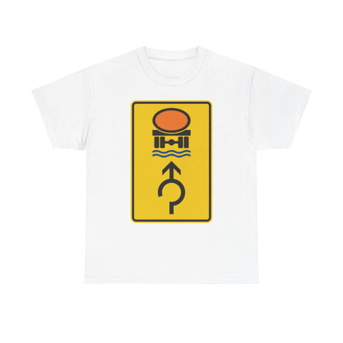 Zeichen 442-32 Vorwegweiser für bestimmte Verkehrsarten im Kreisverkehr (Germany) (Road Sign) T-Shirt