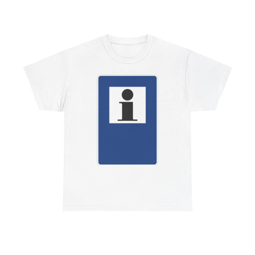 Zeichen 367 - Fremdenverkehrsbüro oder Auskunftsstelle - StVO 1970 (Germany) (Road Sign) T-Shirt