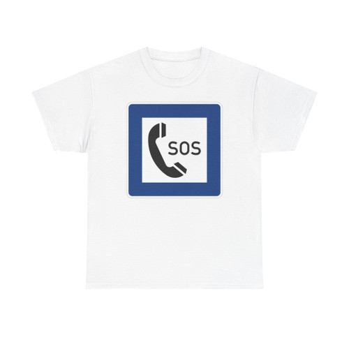 Zeichen 365-51 - Notrufsäule StVO 2006 (Germany) (Road Sign) T-Shirt