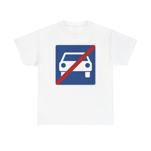 Zeichen 336 - Ende der Kraftfahrstraße StVO 1992 (Germany) (Road Sign) T-Shirt